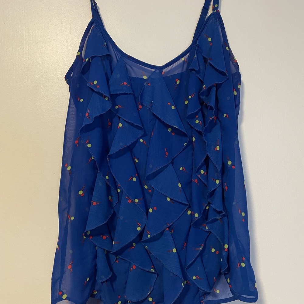 ☀️Flowy blue tank